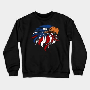 American Bald Eagle Flag Crewneck Sweatshirt